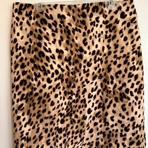 Philosophy pencil skirt in animal print